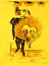 The dancing couple, 1909. Creator: Max Pechstein.