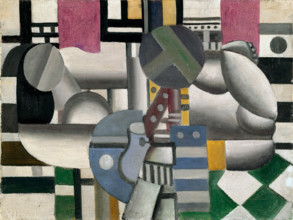 Woman with Still Life (Femme et nature morte), 1921. Creator: Fernand Leger.