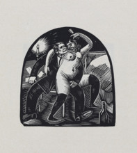 From the series "Wine, women and cards", 1920. Creator: Vasyl' Masyutin.