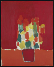 Fleurs rouges, 1952. Creator: Nicolas de Staël.