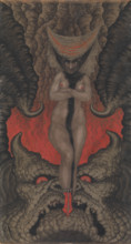 La Femme de Satan, 1919. Creator: Nikolay Kalmakov.