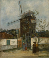 Le Moulin de La Galette, c. 1912. Creator: Maurice Utrillo.