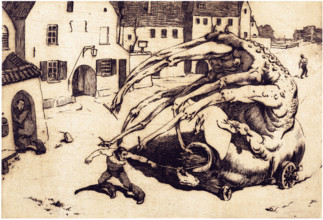 The Conscience, 1911. Creator: Vasyl' Masyutin.