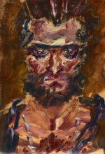 Makeup design for the opera Boris Godunov by M, Mussorgsky, 1946. Creator: Fyodor Fyodorovsky.