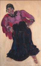 Costume design for the opera "Quiet Flows the Don" by Ivan Dzerzhinsky, 1936. Creator: Fyodor Fyodorovsky.