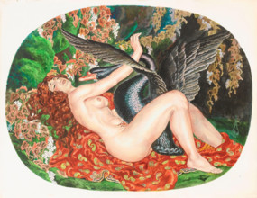 Leda and the Swan, 1915. Creator: Nikolay Kalmakov.