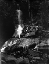 Water fall - location unknown - possibly Tamborine Mountain - FG Walker & MSD Walker t, c1900s. Creator: Robert Augustus Henry L'Estrange.