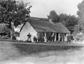 The Cottage, The Scalp near Kilternan Abbey, c1895. Creator: Robert Augustus Henry L'Estrange.