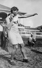 Shot putter, c1900s. Creator: Robert Augustus Henry L'Estrange.