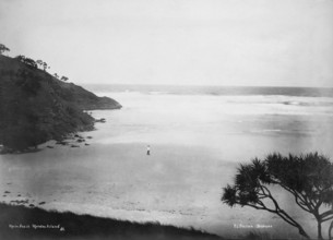 View of Main Beach, Mulgumpin, (Moreton Island), 1894. Creator: Poul C Poulsen.