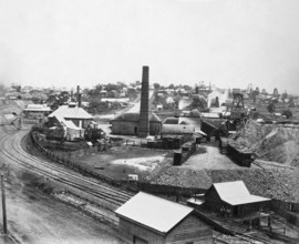 Gympie Phoenix Prospector mine, 1894. Creator: Poul C Poulsen.