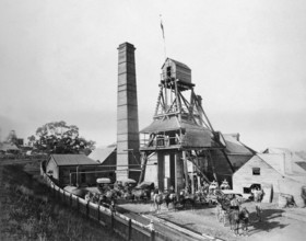 North Phoenix’s No.1. mine, Gympie, Queensland, 1894. Creator: Poul C Poulsen.