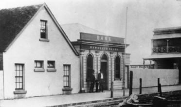 First Bank of New South Wales in Fortitude Valley, Brisbane, c1890. Creator: Unknown.