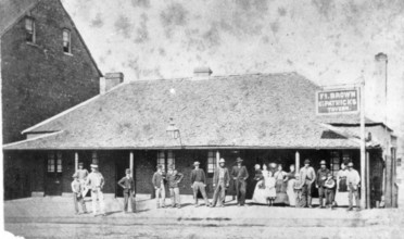 St. Patrick's Tavern, Queen Street, Brisbane, c1873. Creator: Unknown.