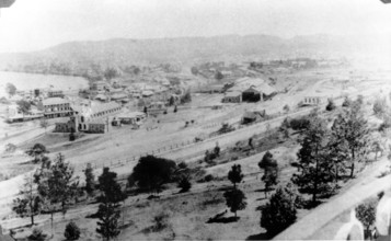 Roma Street Railway Yards, c1880s. Creator: Unknown.