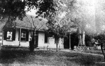 Rear view of First General Hospital Brisbane - North Quay, 1865. Creator: Unknown.