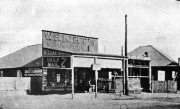 Wrights Newsagency in Albion, c1902. Creator: Unknown.