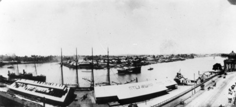 Circular Quay, Petrie Bight, c1900s. Creator: Unknown.