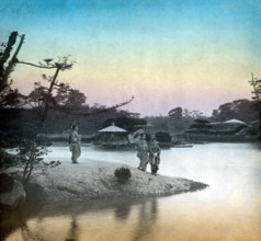 Korakuen garden of Okayama, 1890. Creator: Unknown.