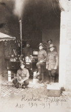 Bernard Laurence 'Barney' Nugent, postcard handwritten Hastiere Belgique A.I.F. 1914-1919. Creator: Murphy.