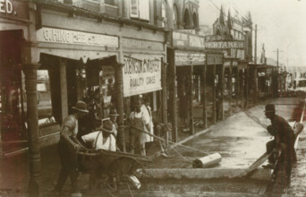 Concreting 670 - 680 Military Road, Mosman, c1920. Creator: Unknown.
