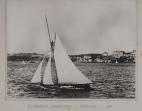 Harnett's yacht "Australian", 1860. Creator: Unknown.