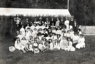 Congregational Church members picnic, c1910. Creator: Unknown.