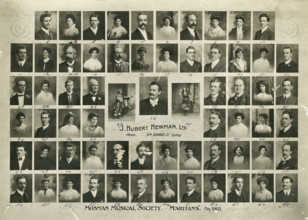 Mosman Musical Society : the company, 1905. Creator: John Hubert Newman.