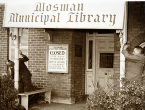 Closure of the first Mosman Library, 1952. Creator: Unknown.