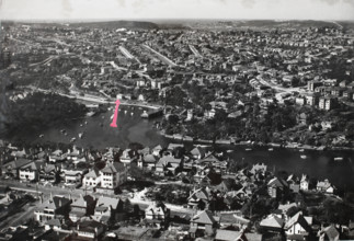 Aerial view, Mosman Bay, 1937. Creator: Unknown.