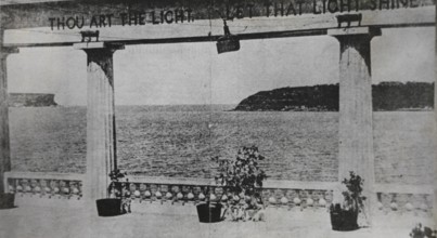 View to the Heads from the Amphitheatre, Balmoral Beach, Mosman, c1920s. Creator: Unknown.