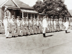 Opening ceremony, Garden of Remembrance, Mosman Park, 1952. Creator: Unknown.