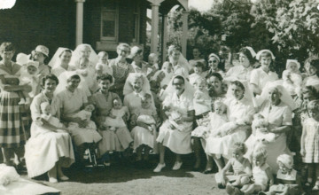 Mothers and babies at a 'Back to St Monan's Day'  afternoon, 1959. Creator: Unknown.