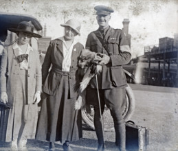 Ethel Newland with Lieutenant Douglas Gordon Scott MC, c1919. Creator: Unknown.