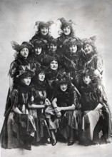 The Cheero Girls. Creator: Unknown.