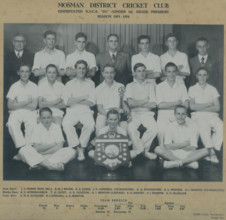 Mosman District Cricket Club. Creator: Unknown.