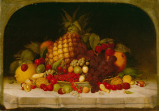 Fruit Piece, 1849. Creator: Robert Seldon Duncanson.