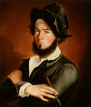 Self Portrait, 1845. Creator: Frederick Elmore Cohen.