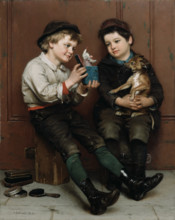 A Surprise Party, 1888. Creator: John George Brown.