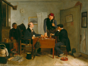 The Card Players, 1846. Creator: Richard Caton Woodville.