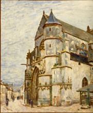 Church at Moret after the Rain, 1894. Creator: Alfred Sisley.