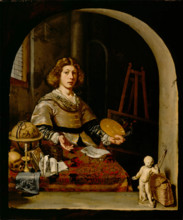 The Artist in His Studio, c.between 1665 and 1670. Creator: Cornelis Bisschop.