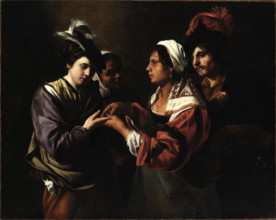 The Fortune Teller, c.between 1616 and 1617. Creator: Bartolomeo Manfredi.