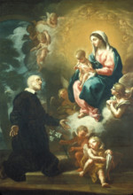Apparition of the Virgin to Saint Philip Neri, 18th century. Creator: Etienne Parrocel.