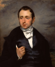 A Portrait of Dr. François-Marie Desmaisons, c.between 1832 and 1833. Creator: Eugene Delacroix.