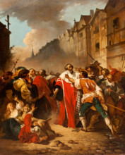 President Molé Confronted by Insurgents, between 1778 and 1779. Creator: Francois-Andre Vincent.