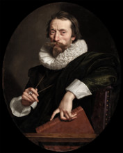 Portrait of the Italian Poet, Giambattista Marino, c1621. Creator: Frans Pourbus the Younger.