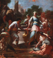 Rebecca at the Well, between 1715 and 1720. Creator: Giovanni Battista Ranieri del Pace.