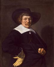 Portrait of a Man, 1644. Creator: Johannes Hals.