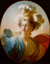 The Goddess Minerva, c1772. Creator: Jean-Honore Fragonard.